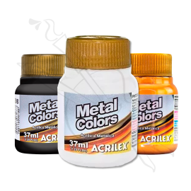 PINTURA ACRÍLICA METÁLICA 37ML ACRILEX