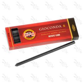 SET X6 MINAS DE GRAFITO GIOCONDA KOH-I-NOOR BLACK DRAWING