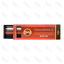 SET X6 MINAS DE GRAFITO GIOCONDA KOH-I-NOOR MIXTA