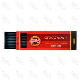 SET X6 MINAS DE GRAFITO GIOCONDA KOH-I-NOOR CHARCOAL