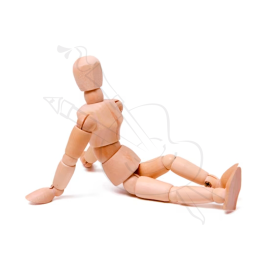 HOMBRE DE MADERA 14 CM