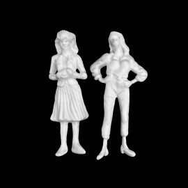 MONIGOTE BLANCO ESCALA DE 1:25 - MUJERES