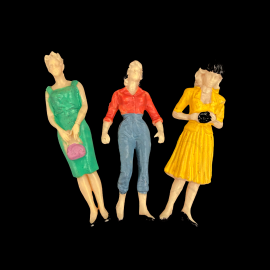 MONIGOTE A COLOR ESCALA DE 1:25 - MUJERES