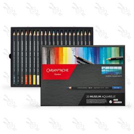 LÁPICES DE COLOR MUSEUM AQUARELLE CARANDACHE X20