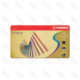 LÁPICES DE COLORES STABILO ORIGINAL X 12