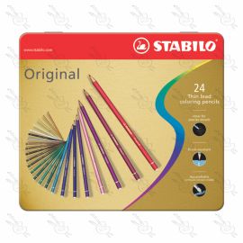 LÁPICES DE COLORES STABILO ORIGINAL X 24
