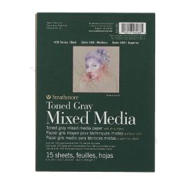 BLOCK MIX MEDIA TONED GRAY STRATHMORE 300GRS