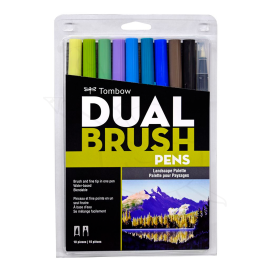 MARCADORES LANDSCAPE PALETTE TOMBOW X10