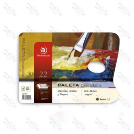PALETA DESCARTABLE SPONDYLUS DE 22 HOJAS 23.6CM X 33.6CM
