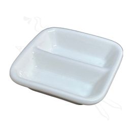 PALETA DE PORCELANA CUADRANGULAR DOBLE