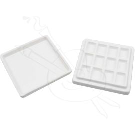 PALETA DE CERAMICA CON TAPA x12 AGUJEROS