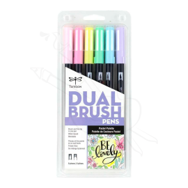 MARCADORES PASTEL PALETTE TOMBOW X6