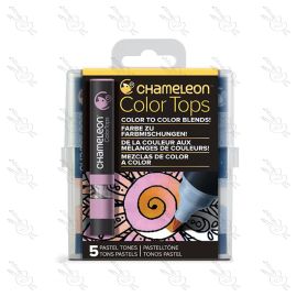 SET DE BLENDERS CHAMELEON DE COLOR TOPS TONOS PASTELES X5