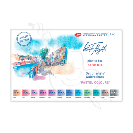 ACUARELA WHITE NIGHTS X12 PASTILLAS PASTELES EDICION LIMITADA