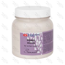 MEDIUM ACRILICO EFECTO PERLADO SONNET POTE 220ML