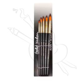 SET DE PINCELES GIORGIONE REDONDO BLACK G-5050R