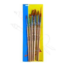 SET X6 DE PINCELES REDONDOS BOMEIJIA