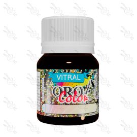 PINTURA VITRAL TRANSLÚCIDA OROCOLOR - NEGRO VS-13