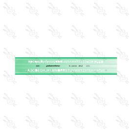 LETRÓGRAFOS INYECTADO ALTURA 2.5MM PLANTEC 2025