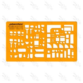 PLANTILLA SANITARIO, COCINA Y LAVADERO ESCALA 1:50 PLANTEC 12128