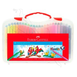 SET X48 MARCADORES FIESTA CON ESTUCHE FABER CASTELL