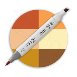 MARCADOR TOUCH TWIN BRUSH MARKER #BR