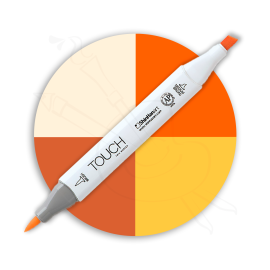 MARCADOR TOUCH TWIN BRUSH MARKER #YR