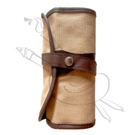 PORTALAPICES ENROLLABLE X36 CUERINA BEIGE