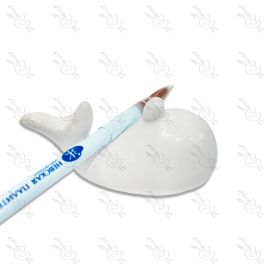 POSA PINCEL DE PORCELANA BALLENA