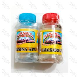 RESINA CRISTAL APU + CATALIZADOR - 2 PIEZAS