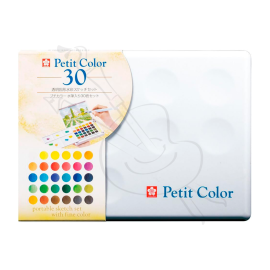 SET DE ACUARELA ESTUDIOS PETIT COLOR SAKURA DE 30 PASTILLAS
