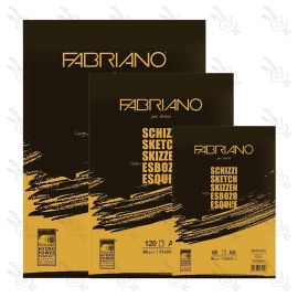 BLOCK FABRIANO DE PAPEL SCHIZZI EMPASTADO 90GRS