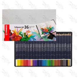 LÁPICES DE COLORES STABILO SCHWAN ART X 36