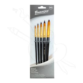 SET X5 DE PINCELES REDONDOS BOMEIJIA