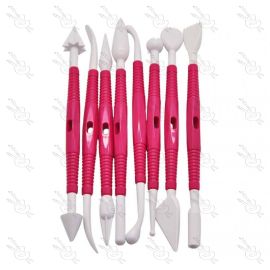 SET DE HERRAMIENTAS DE ACRÍLICO PARA ESCULTURA X8