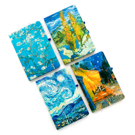 BLOCK ENCUADERNADO VAN GOGH A5 - HOJA RAYADA