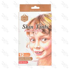 LAPICES PASTEL TONOS PIEL X12 UND KEEPSMILING