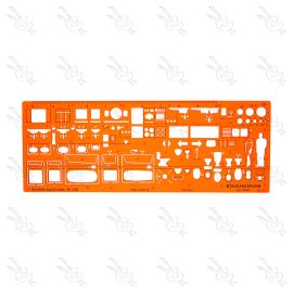 PLANTILLA INMOVILIARIO ESCALA 1:50 STANDARGRAPH 7348