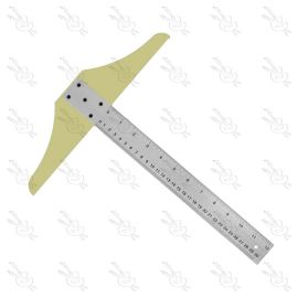 REGLA T METALICA 30CM