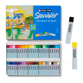 ESTUCHE DE 50 TIZAS OLEO PASTEL SPECIALIST SAKURA
