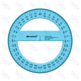 TRANSPORTADOR 360° ARTESCO 20CM