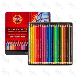 LÁPICES DE COLOR POLYCOLOR x24 KOH-I-NOOR