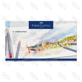 ESTUCHE DE 36 LAPICES ACUARELABLES FABER CASTELL GOLDFABER AQUA