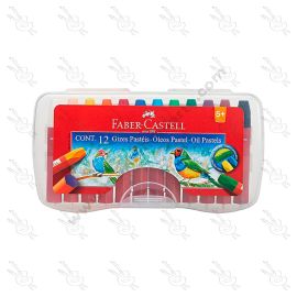 ESTUCHE RIGIDO DE 12 ÓLEOS PASTEL FABER CASTELL