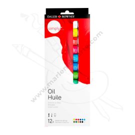 SET DE X12 OLEOS EN TUBO DALER ROWNEY 12ML