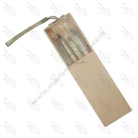 CAJA PLASTICA ROSADA DE PINCELES GIORGIONE PUNTA REDONDA x7