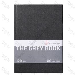 BLOCK HAHNEMÜHLE THE GREY BOOK DE 80 PÁGINAS 120GRS