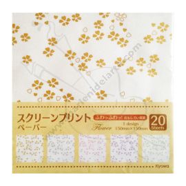 BLOCK DE 20 HOJAS DECORADAS 15 X 15 CM