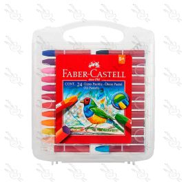 ESTUCHE RIGIDO DE 24 ÓLEOS PASTEL FABER CASTELL