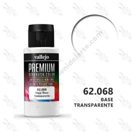 PINTURA PARA AERÓGRAFO VALLEJO BASE TRANSPARENTE 62.068